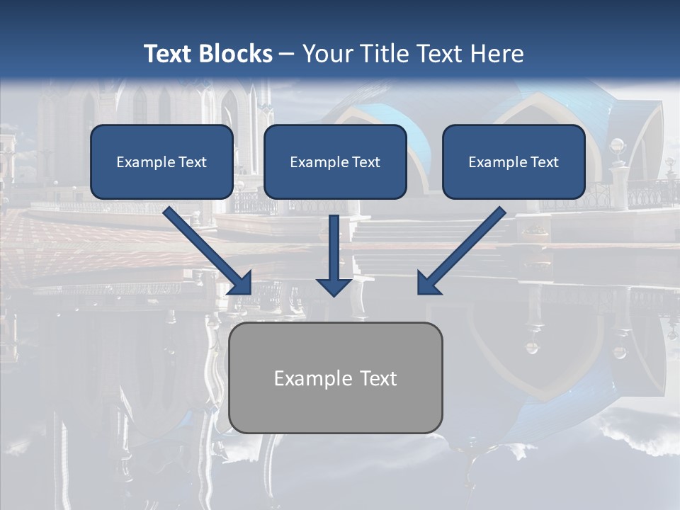 Reflection Gold Serene PowerPoint Template