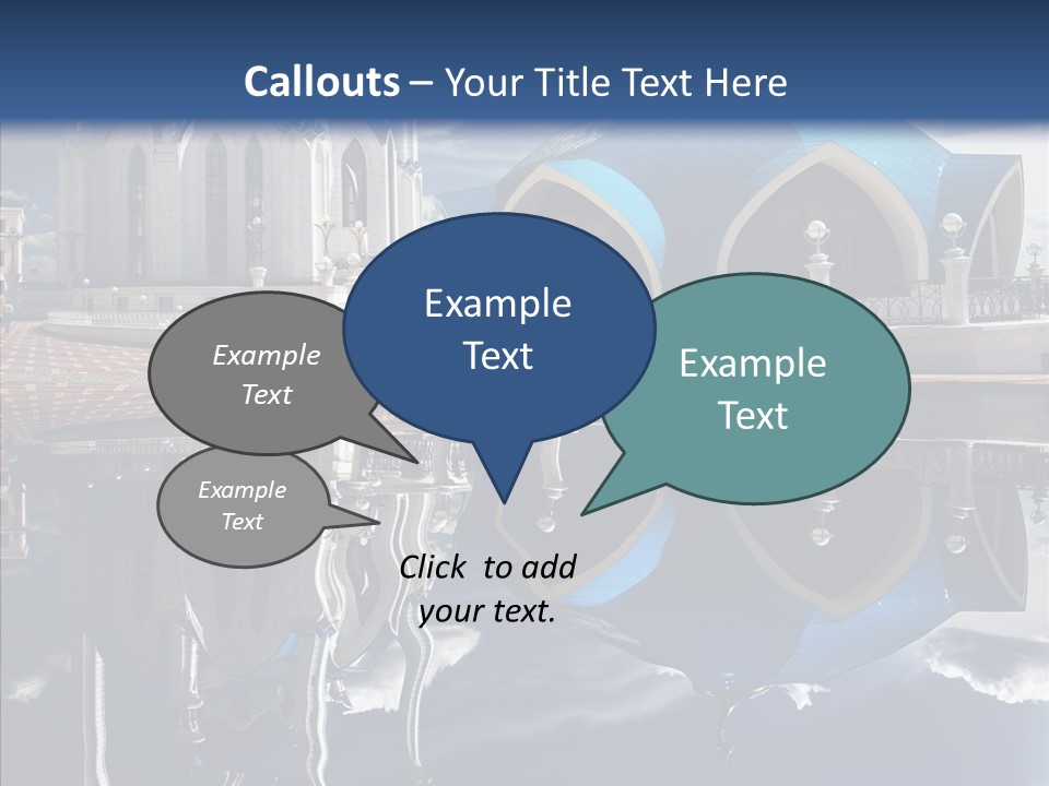 Reflection Gold Serene PowerPoint Template