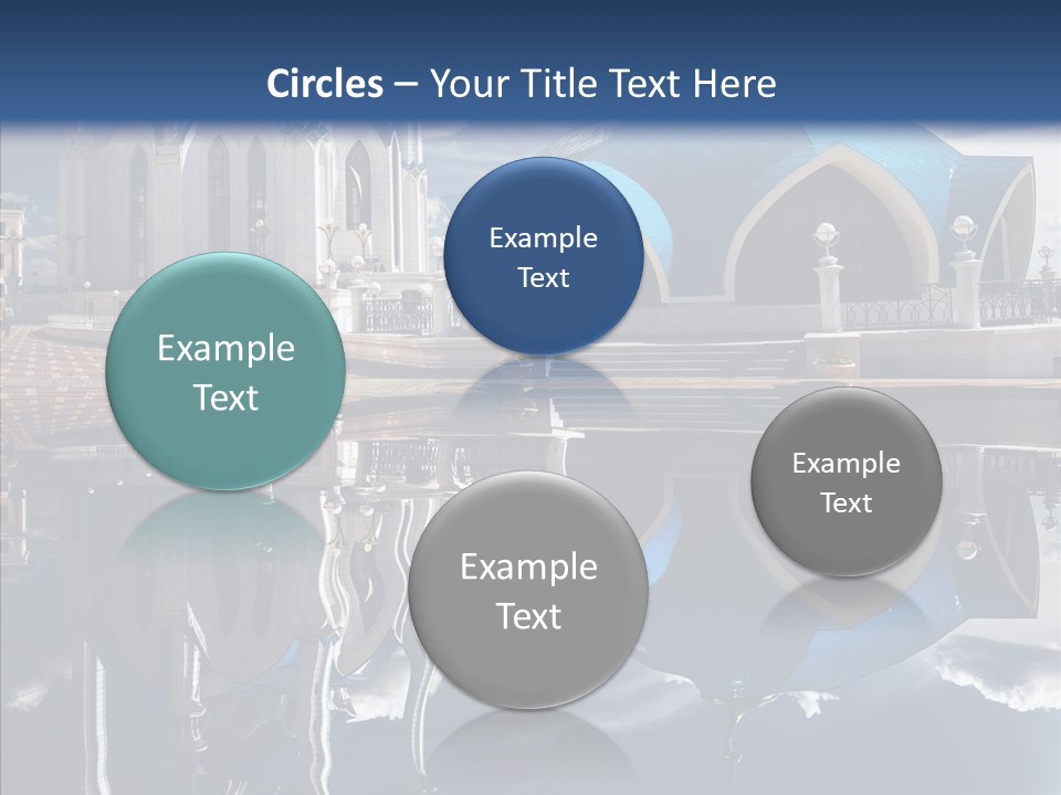 Reflection Gold Serene PowerPoint Template