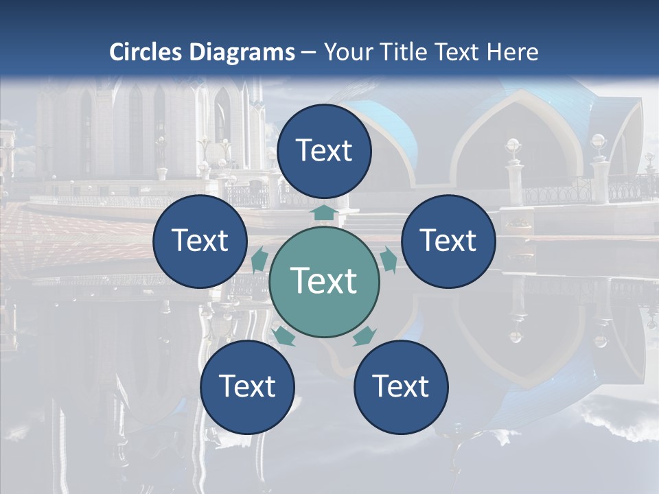 Reflection Gold Serene PowerPoint Template