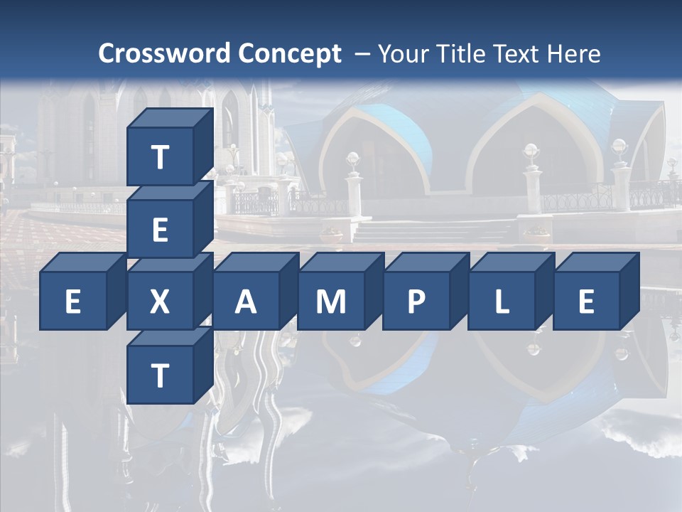 Reflection Gold Serene PowerPoint Template