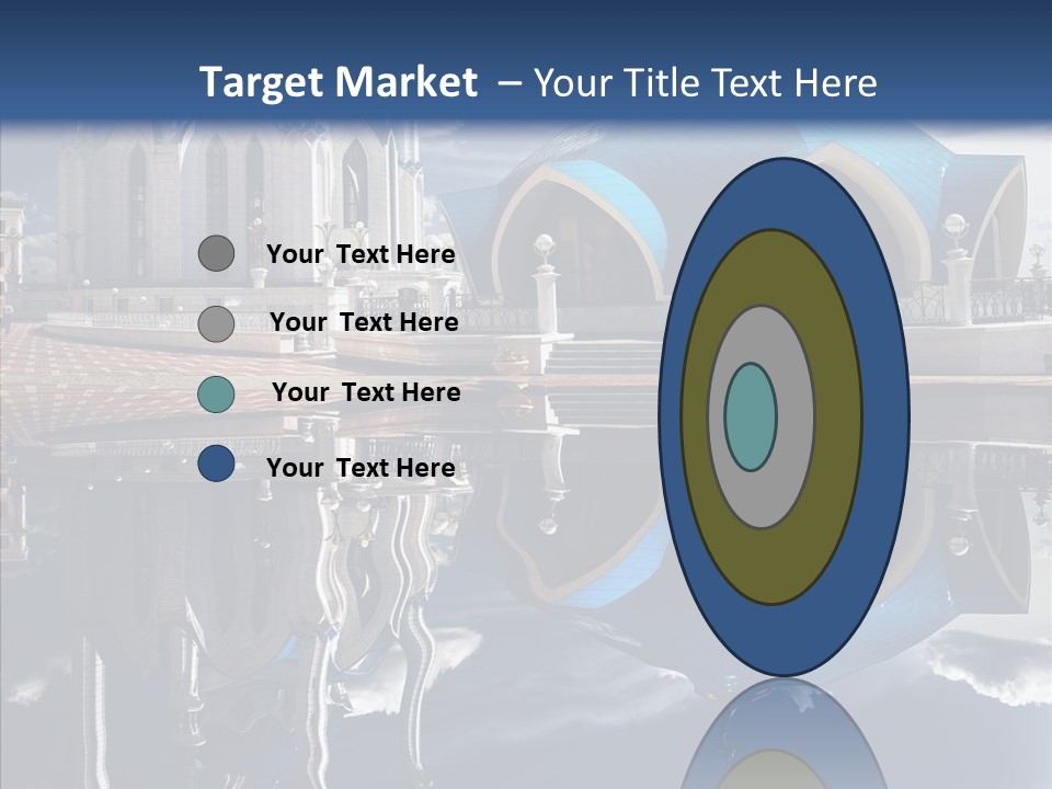 Reflection Gold Serene PowerPoint Template