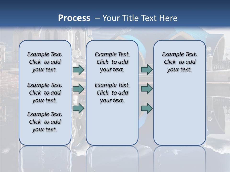 Reflection Gold Serene PowerPoint Template