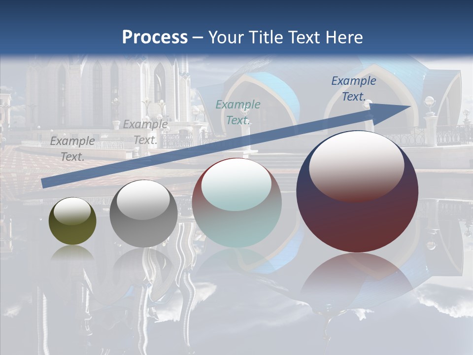 Reflection Gold Serene PowerPoint Template