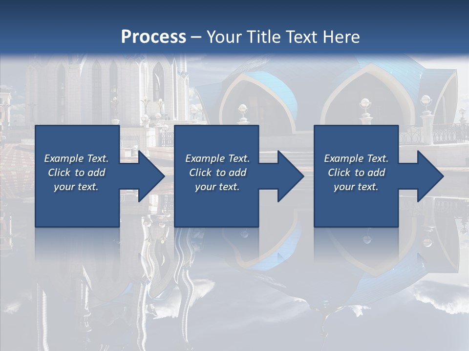 Reflection Gold Serene PowerPoint Template