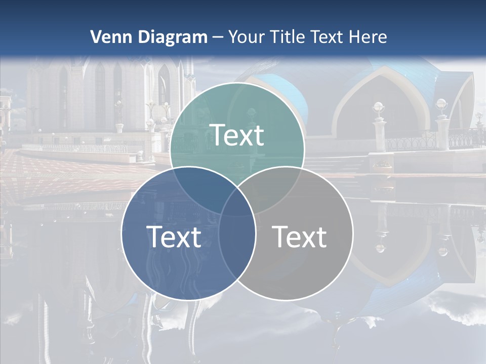 Reflection Gold Serene PowerPoint Template