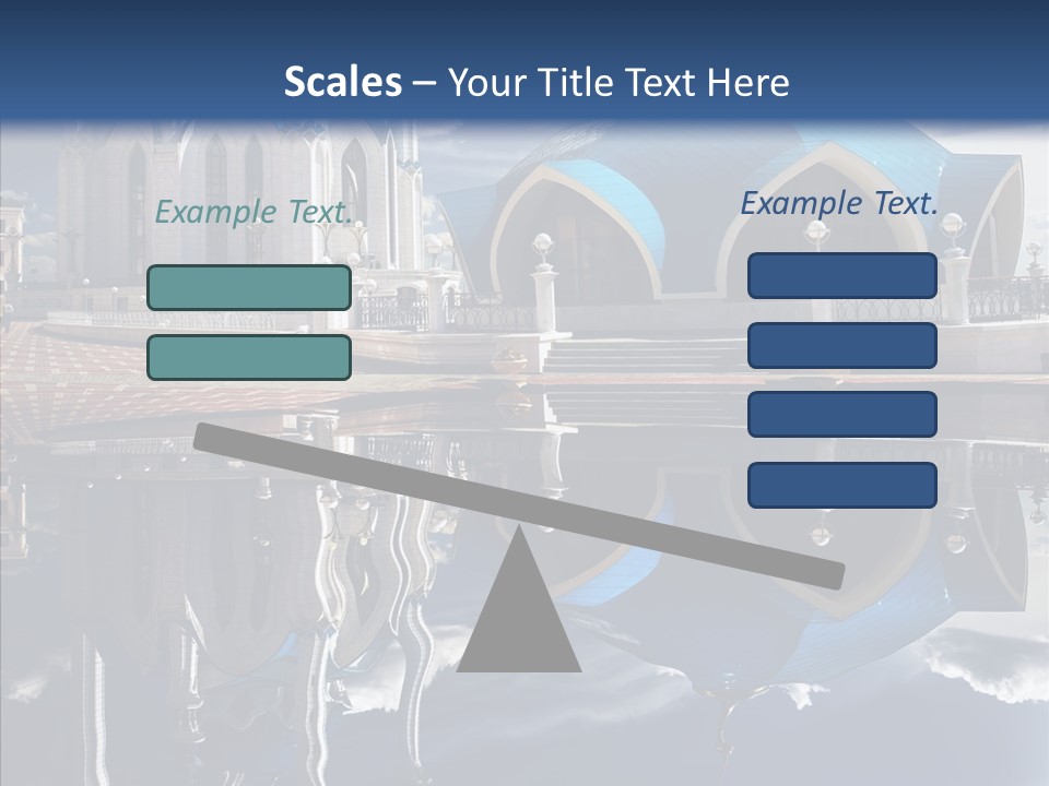 Reflection Gold Serene PowerPoint Template