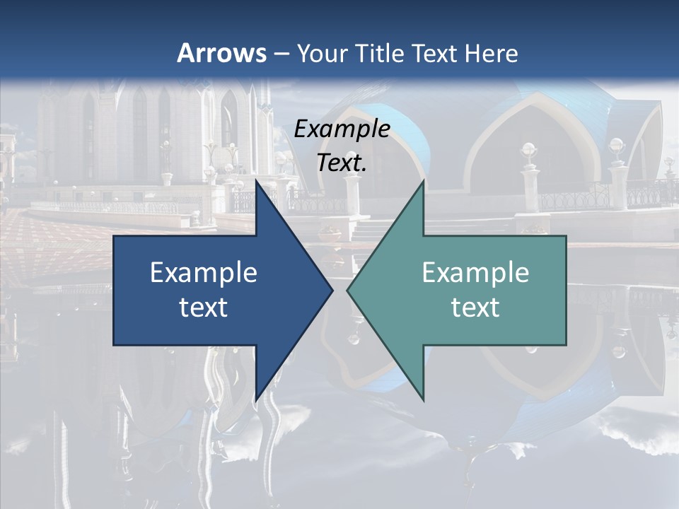 Reflection Gold Serene PowerPoint Template