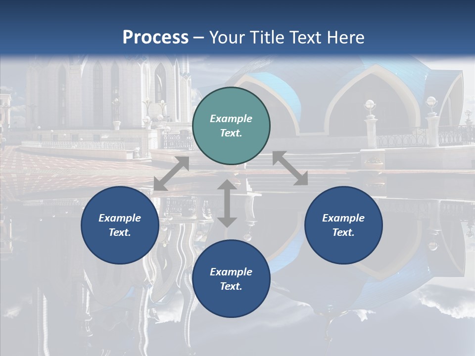Reflection Gold Serene PowerPoint Template