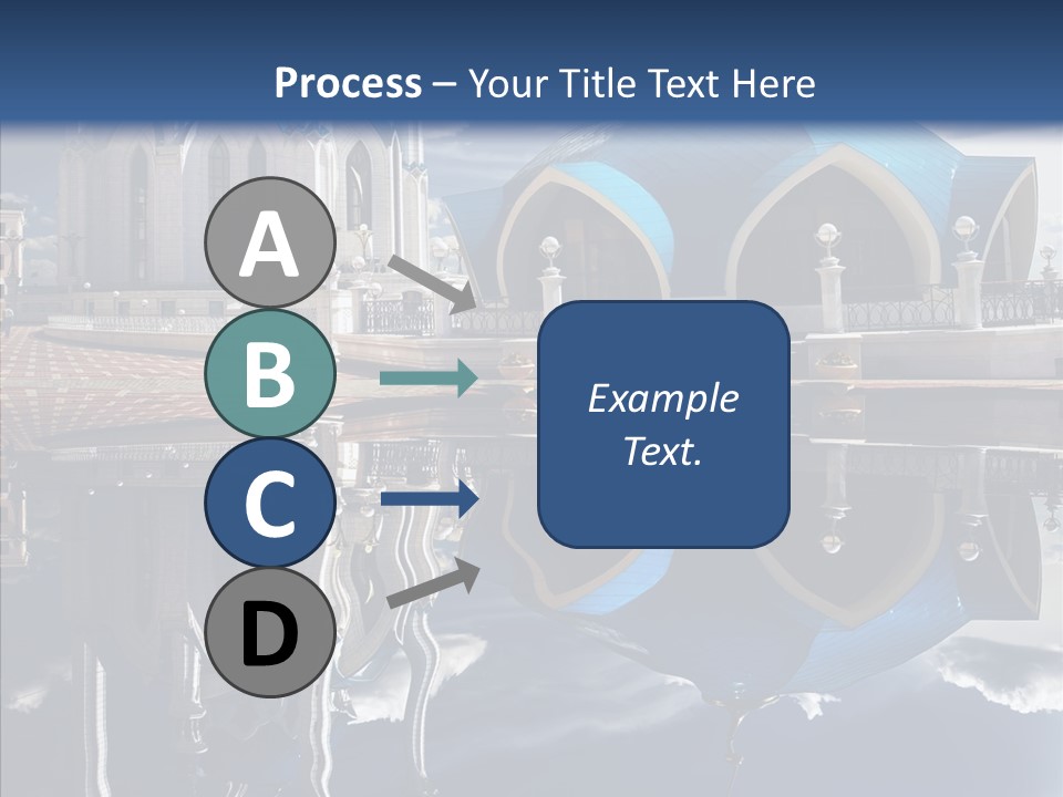 Reflection Gold Serene PowerPoint Template