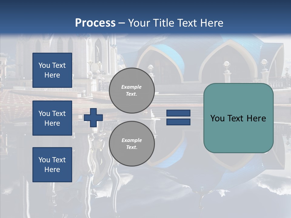 Reflection Gold Serene PowerPoint Template
