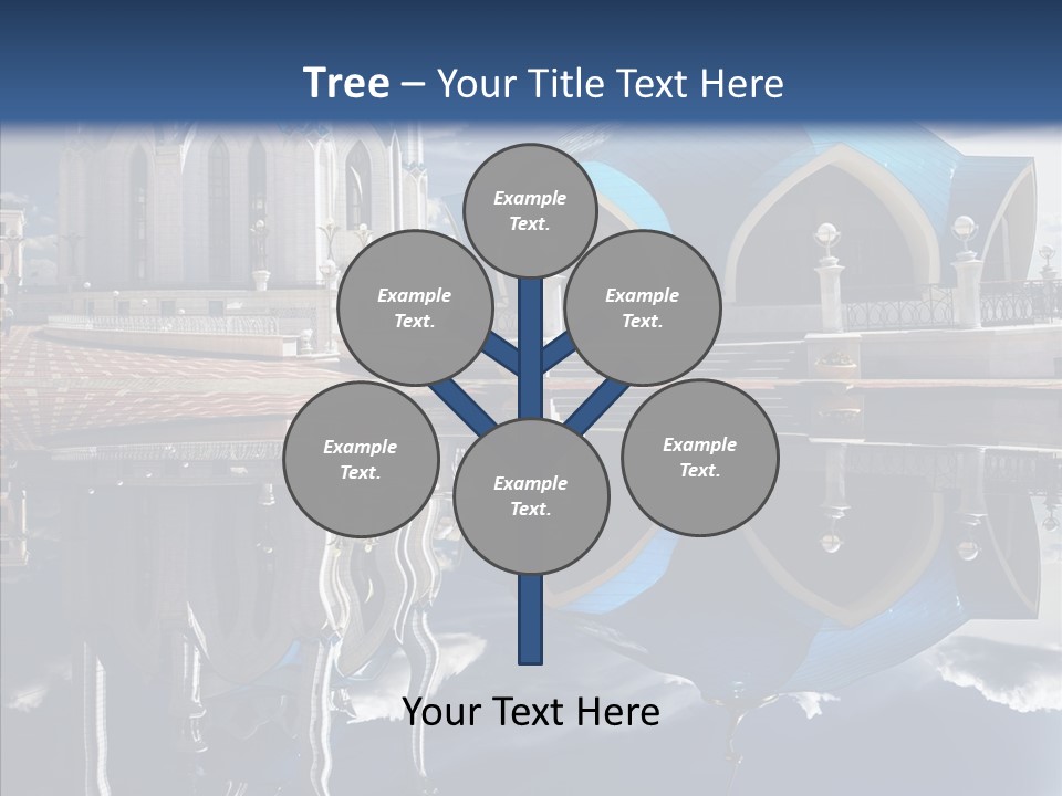 Reflection Gold Serene PowerPoint Template