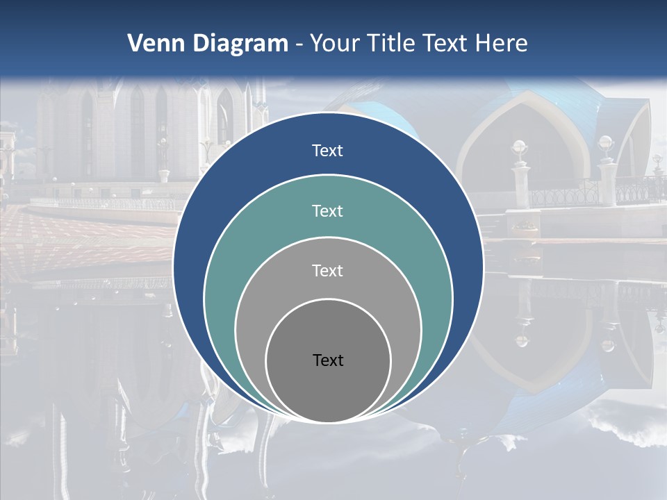 Reflection Gold Serene PowerPoint Template