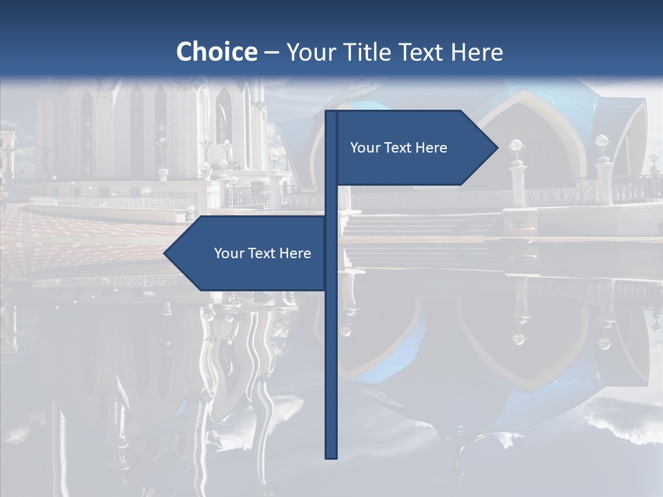 Reflection Gold Serene PowerPoint Template