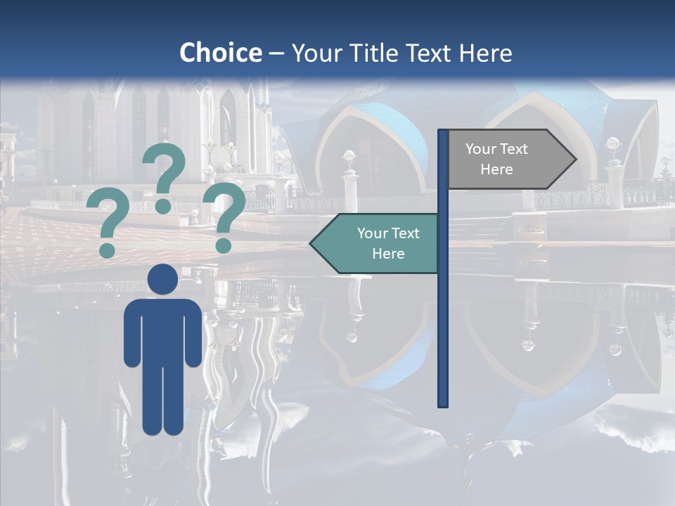 Reflection Gold Serene PowerPoint Template