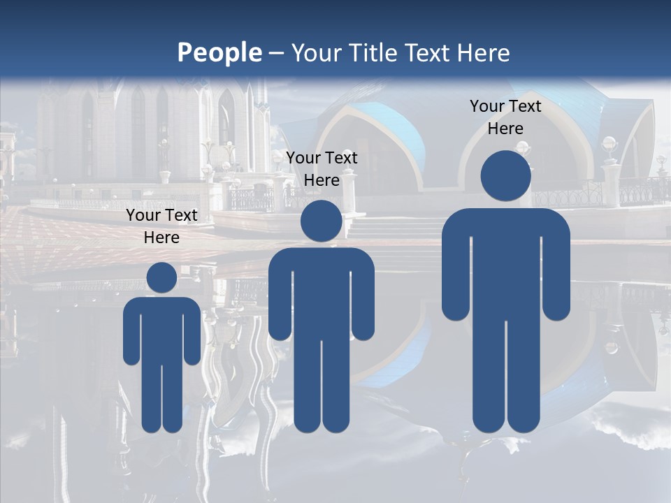 Reflection Gold Serene PowerPoint Template