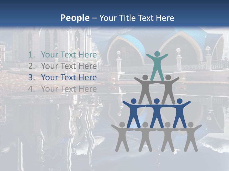 Reflection Gold Serene PowerPoint Template