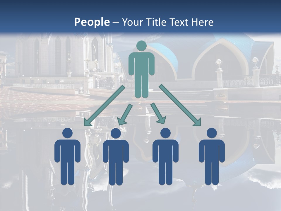 Reflection Gold Serene PowerPoint Template