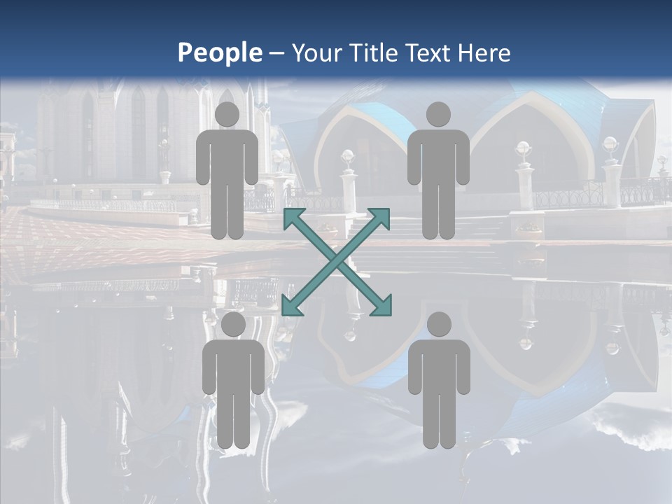 Reflection Gold Serene PowerPoint Template