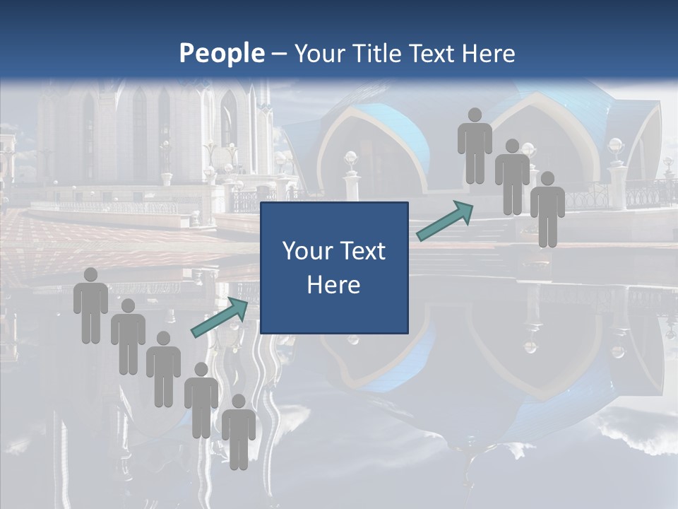 Reflection Gold Serene PowerPoint Template