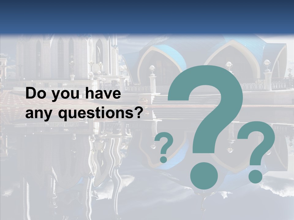 Reflection Gold Serene PowerPoint Template