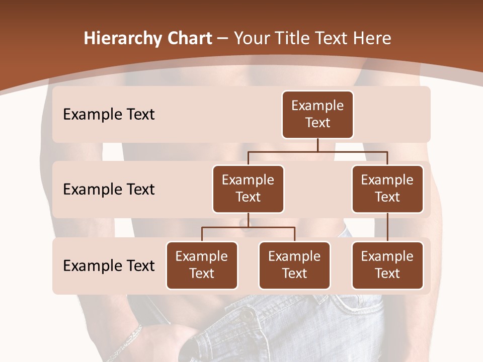 White Naked Strong PowerPoint Template