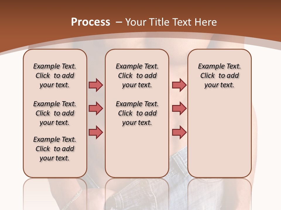 White Naked Strong PowerPoint Template