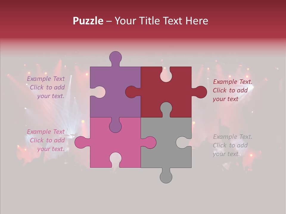 Dancefloor Volume Active PowerPoint Template