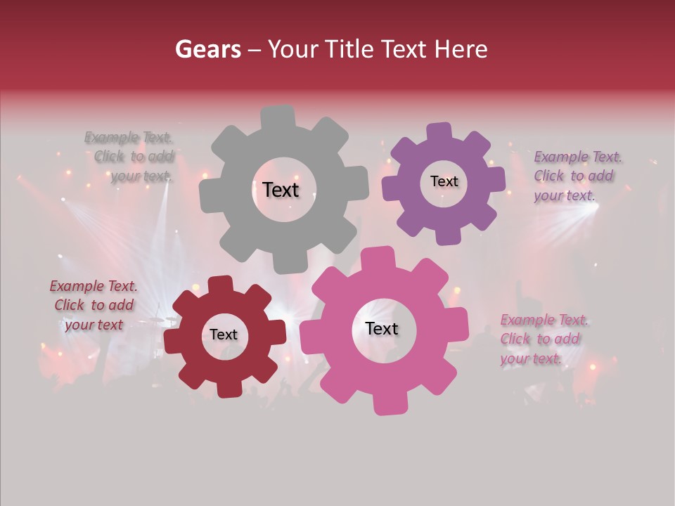 Dancefloor Volume Active PowerPoint Template