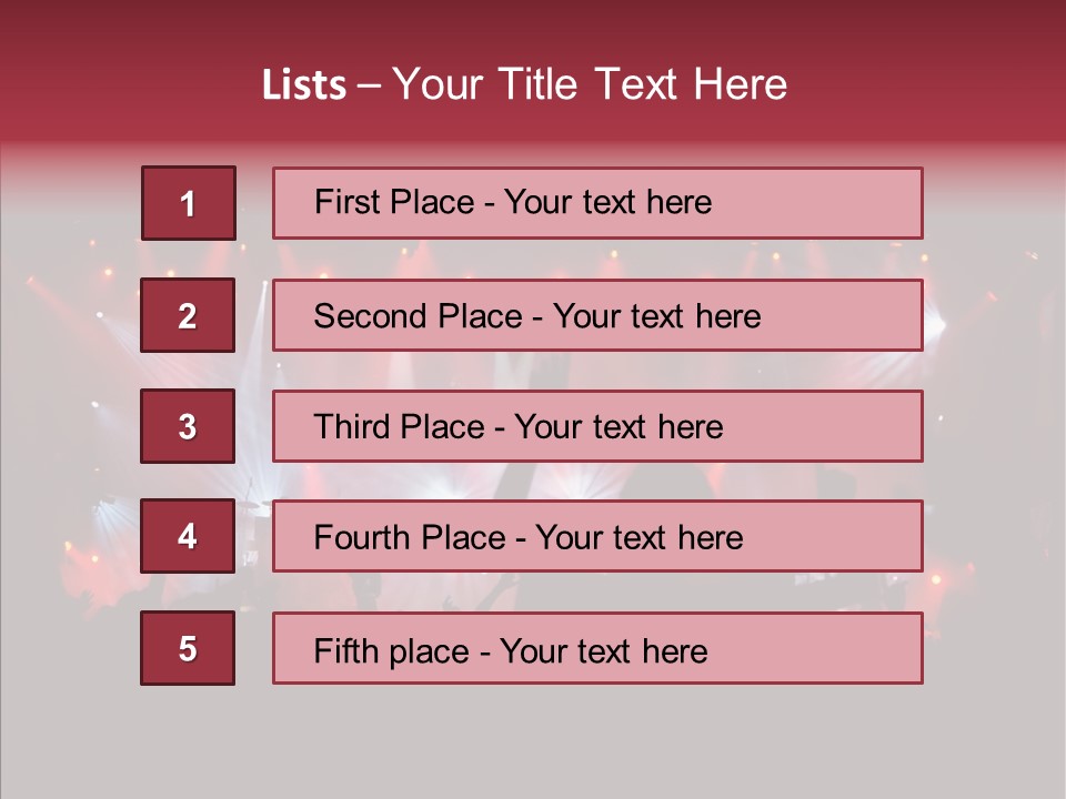Dancefloor Volume Active PowerPoint Template