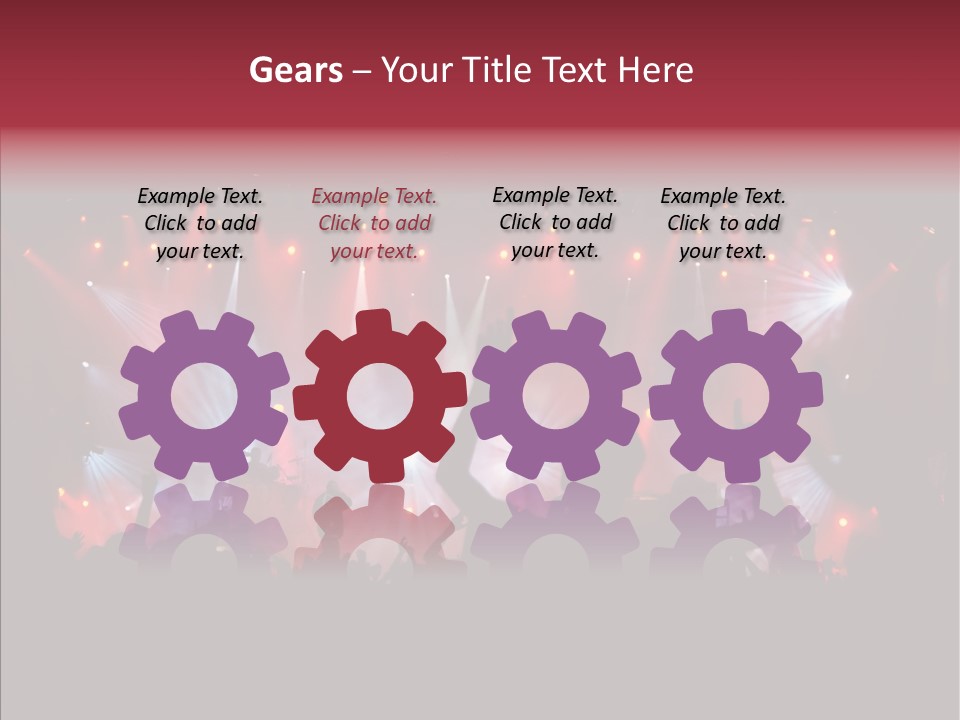 Dancefloor Volume Active PowerPoint Template