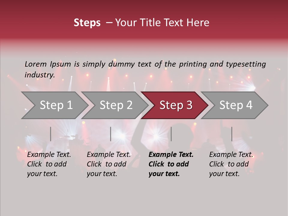 Dancefloor Volume Active PowerPoint Template
