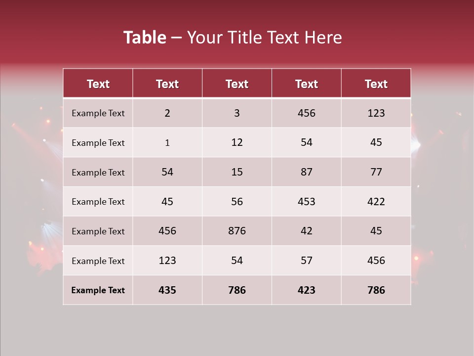 Dancefloor Volume Active PowerPoint Template