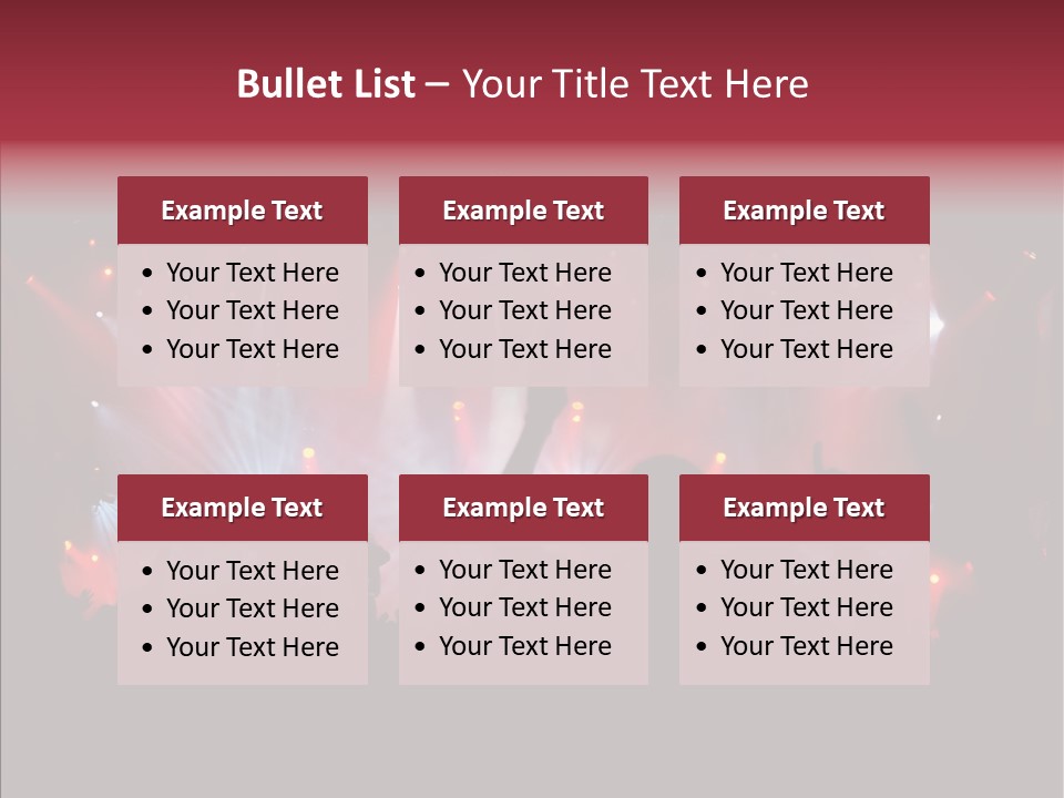 Dancefloor Volume Active PowerPoint Template