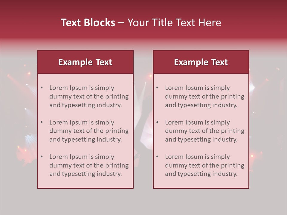 Dancefloor Volume Active PowerPoint Template