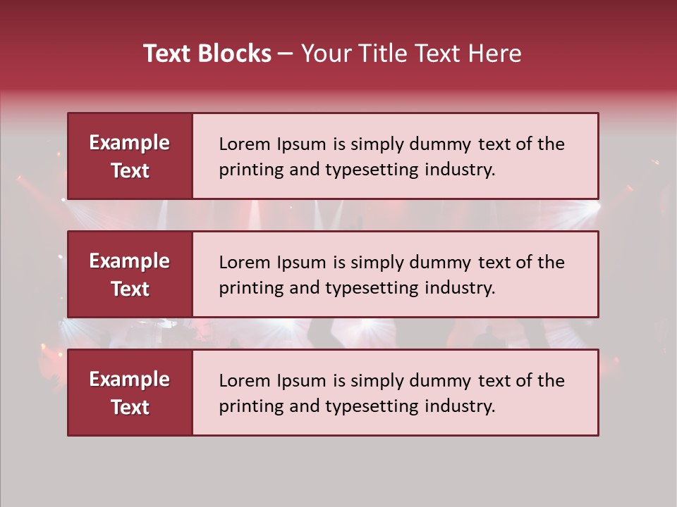Dancefloor Volume Active PowerPoint Template