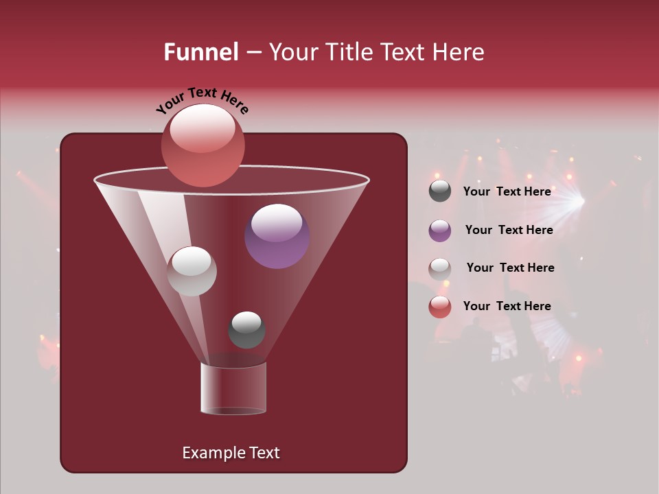 Dancefloor Volume Active PowerPoint Template