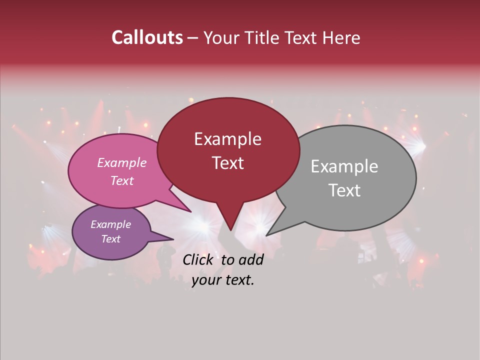 Dancefloor Volume Active PowerPoint Template