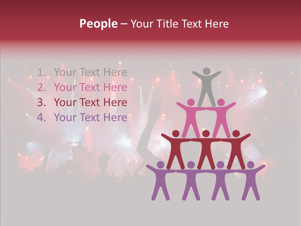Dancefloor Volume Active PowerPoint Template