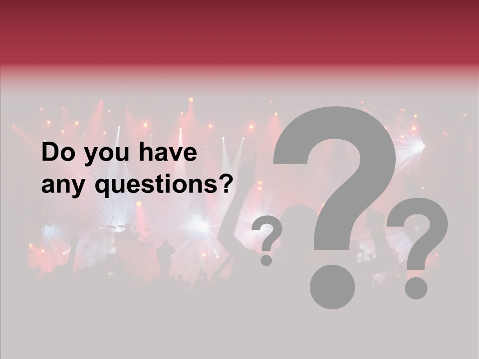 Dancefloor Volume Active PowerPoint Template