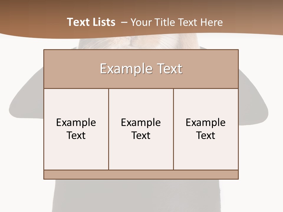 Furry Spring Easter PowerPoint Template
