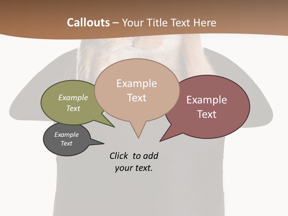 Furry Spring Easter PowerPoint Template