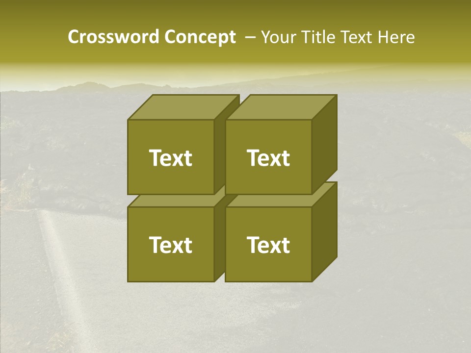 Concrete Park Attraction PowerPoint Template