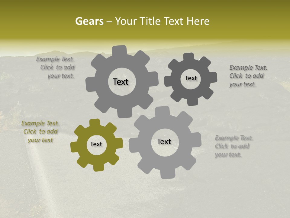 Concrete Park Attraction PowerPoint Template