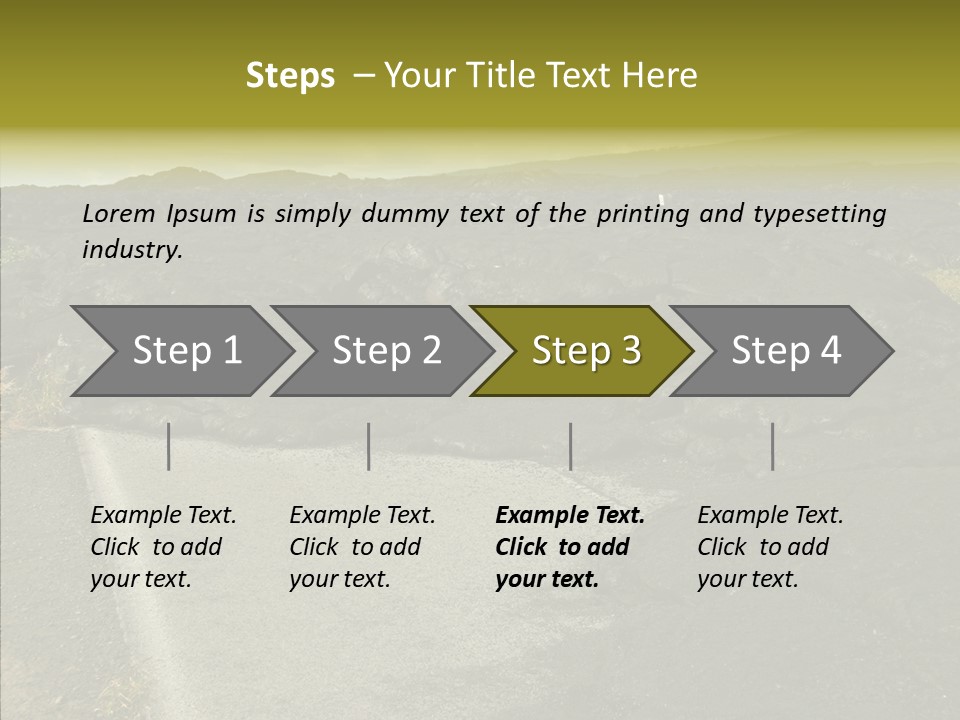 Concrete Park Attraction PowerPoint Template