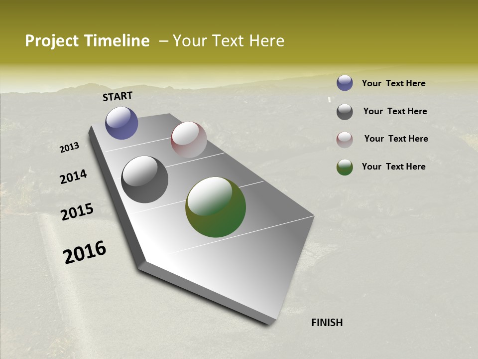 Concrete Park Attraction PowerPoint Template