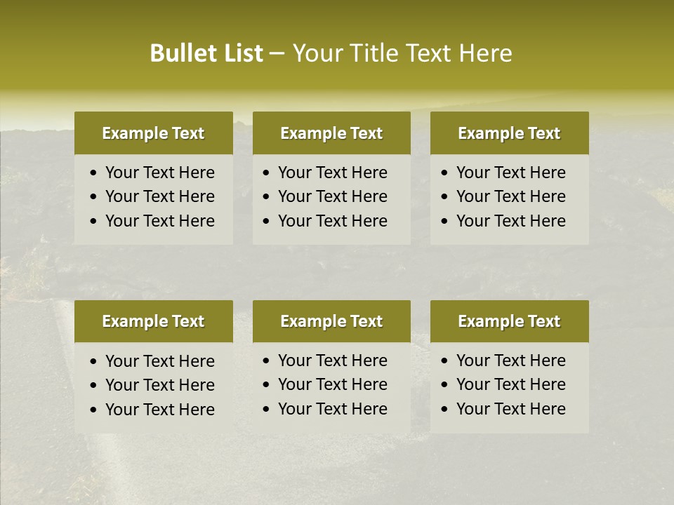 Concrete Park Attraction PowerPoint Template