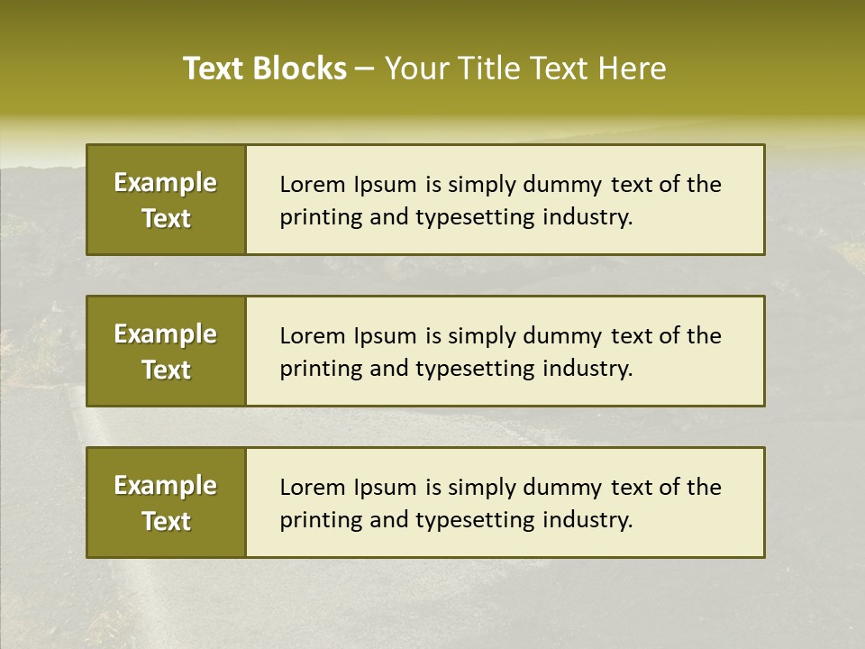 Concrete Park Attraction PowerPoint Template
