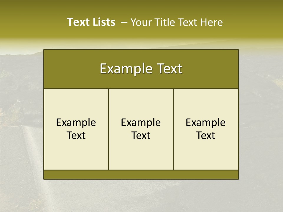 Concrete Park Attraction PowerPoint Template