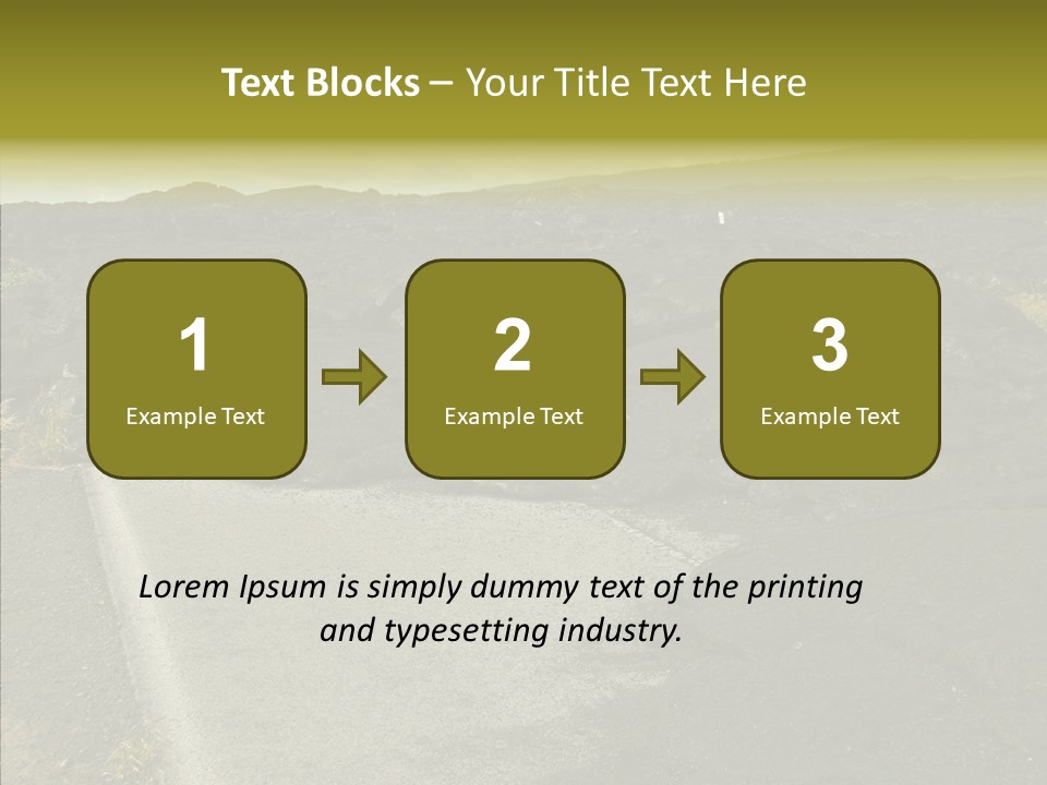 Concrete Park Attraction PowerPoint Template